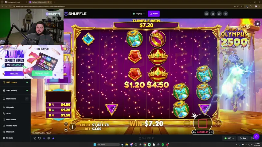 Throat playing Slots & Casino - Live Casino Stream