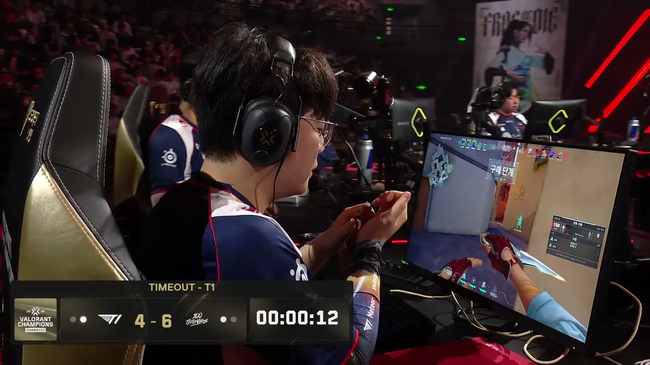 100T 1x0 T1 | Champions Shanghai | Fase de Grupos - Dia 4