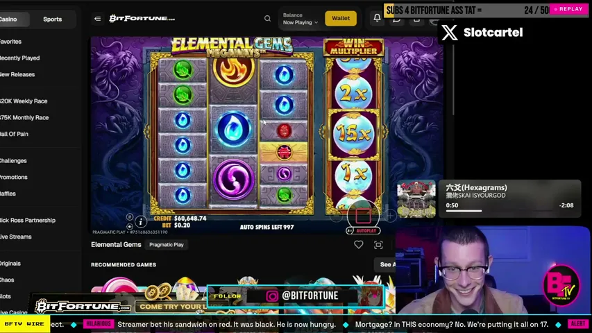 bitfortunetv playing Slots & Casino - Live Casino Stream
