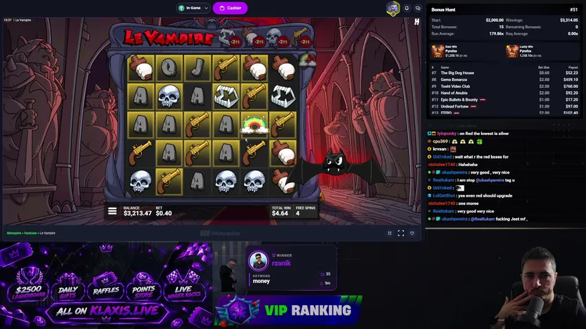 klaxisdope playing Slots & Casino - Live Casino Stream