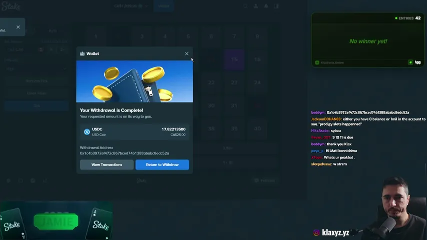 klaxisdope playing Slots & Casino - Live Casino Stream