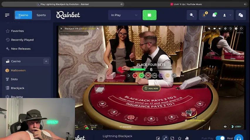 SteezySpins playing Slots & Casino - Live Casino Stream