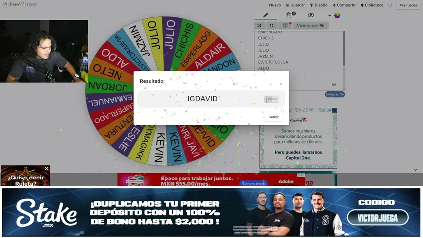 $$$ STAKE toda la noche $$$