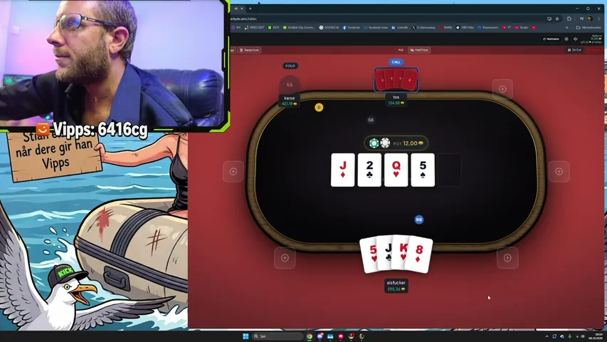 stiannorway playing Poker - Live Casino Stream