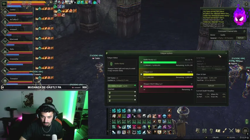 gastlyl2 Lineage 2 stream image