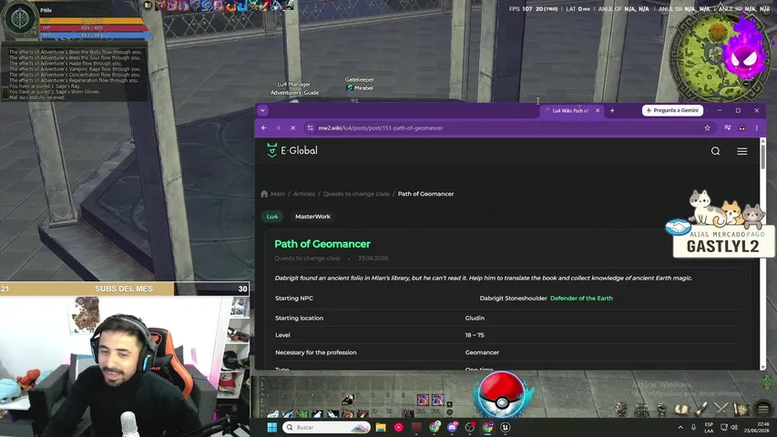 gastlyl2 Lineage 2 stream image