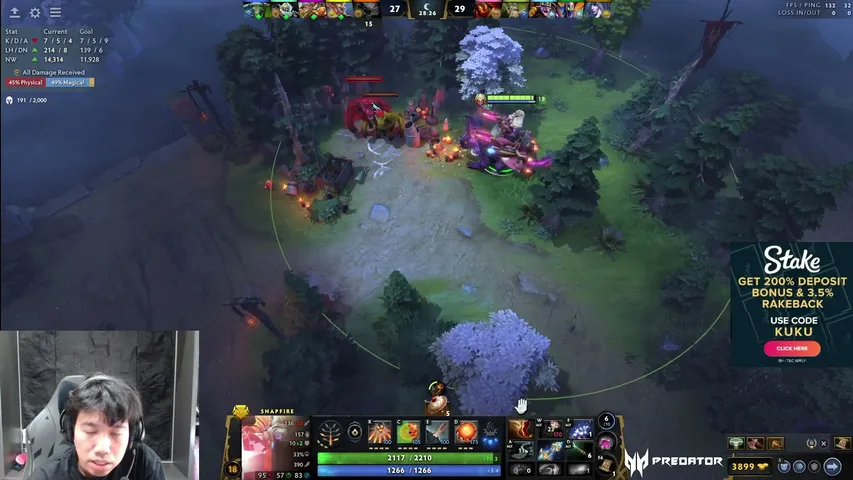 kukudota2 playing Dota 2 - Live Casino Stream