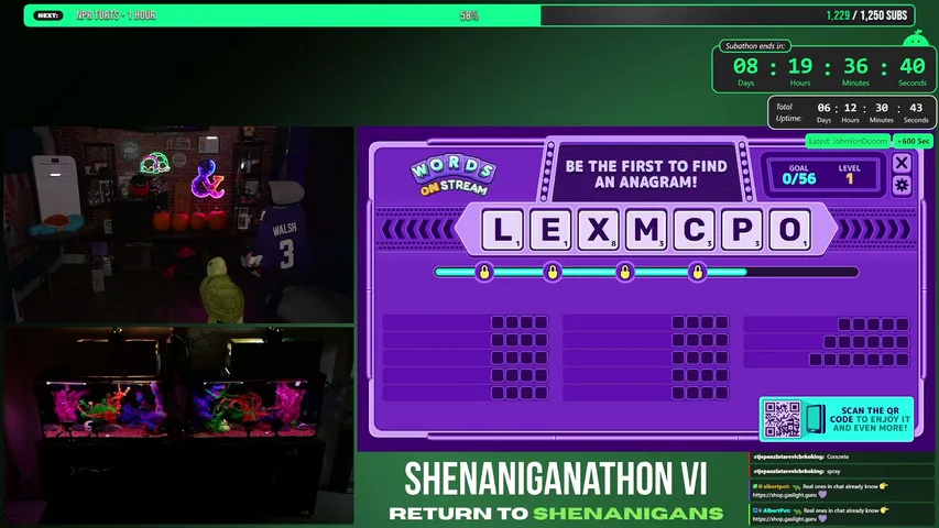 TurtlesAndGaming playing Words on Stream - Live Casino Stream
