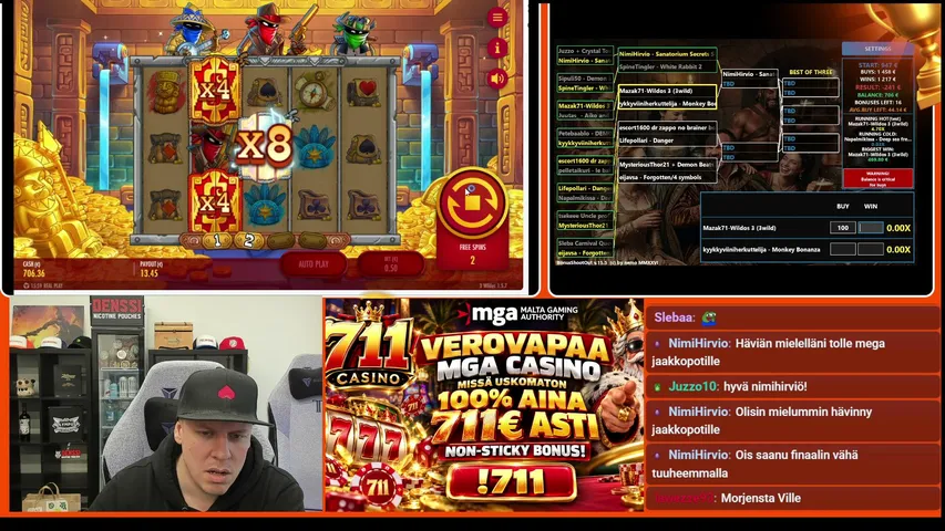 K-18 | 15:00 10 000€ SLOT TURNEE QUALIFIER by Pollari | 1000€ SKABA !SUPERONNI  | KIRPEE 20x1€ SUPERSPINS! | 100% NONSTICKY BONUS !711