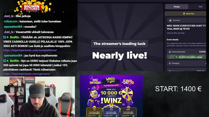 K-18 | SLOT TOURNAMENT 17:00! | !KARHUBET 150 FS! | !AMPPARI 20k SKABA! | !SPIIDI 100 FS | !WINZIO