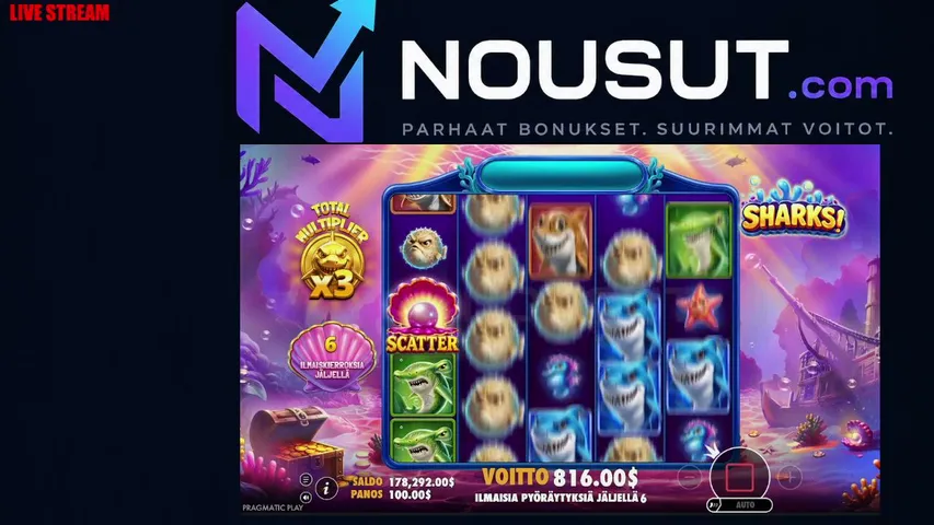 nousutcom playing Slots & Casino - Live Casino Stream