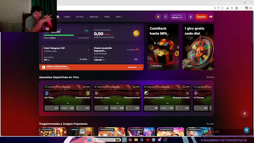 papasmayocl playing Slots & Casino - Live Casino Stream