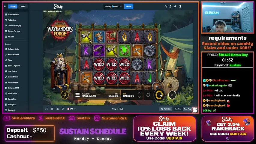 sustain playing Slots & Casino - Live Casino Stream