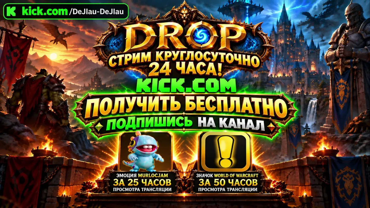 ✅Забери Бесплатно DROPS ON |  | WARCRAFT: FOREVER