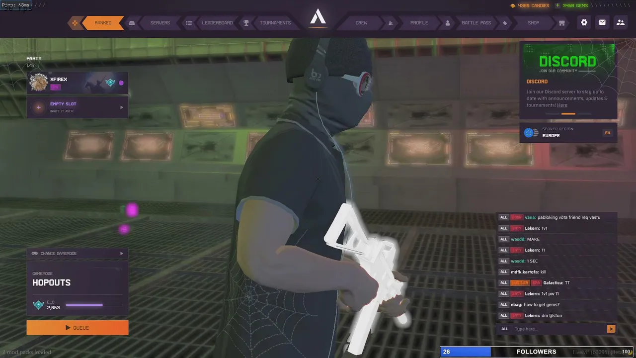 XFireX1 live stream