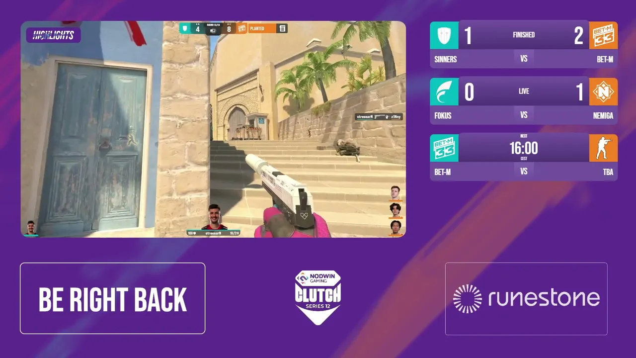 Nodwin_CS2 — FOKUS VS NEMIGA | SEMI-FINAL PLAYOFF | Nodwin Clutch Series #12