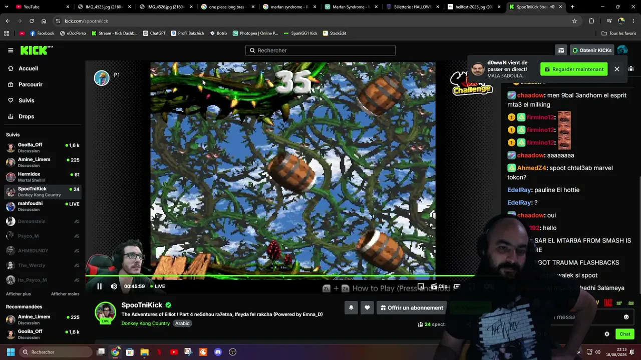 AmineGomez live