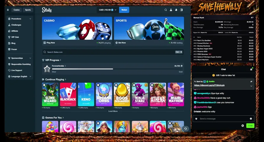 savethewilly playing Slots & Casino - Live Casino Stream