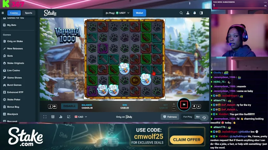 charming_wolf playing Slots & Casino - Live Casino Stream
