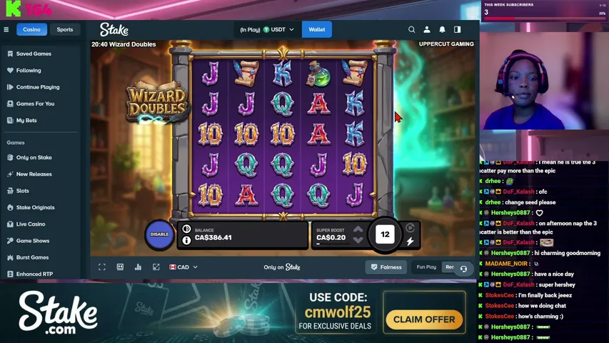 charming_wolf playing Slots & Casino - Live Casino Stream