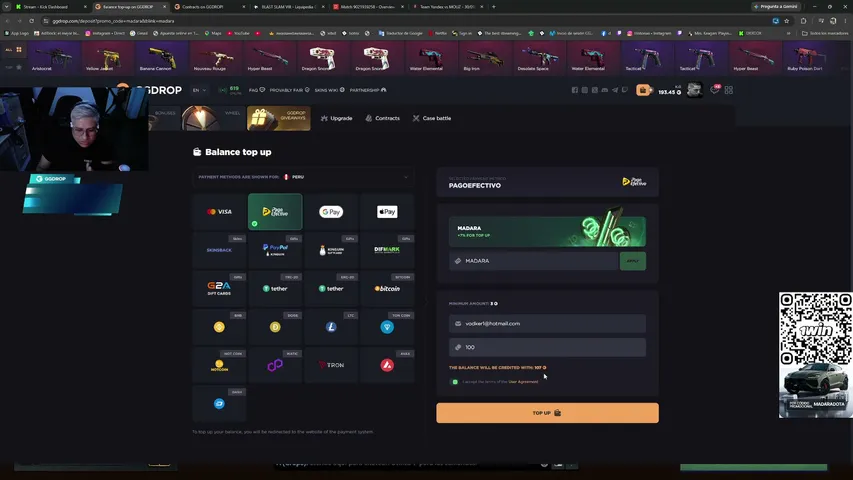 madaradota2 playing Slots & Casino - Live Casino Stream