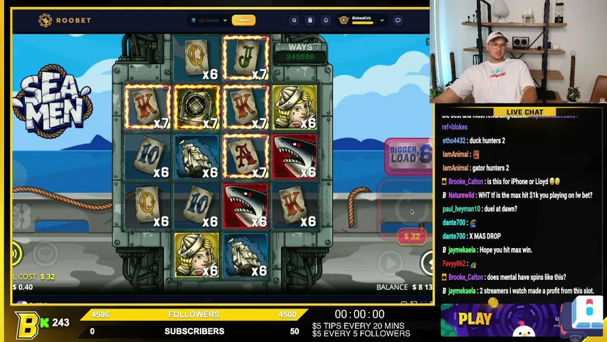 blokes playing Slots & Casino - Live Casino Stream