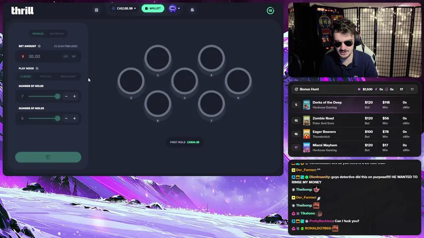 detective playing Slots & Casino - Live Casino Stream