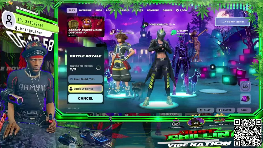 GANJA_VIBES playing Fortnite - Live Casino Stream