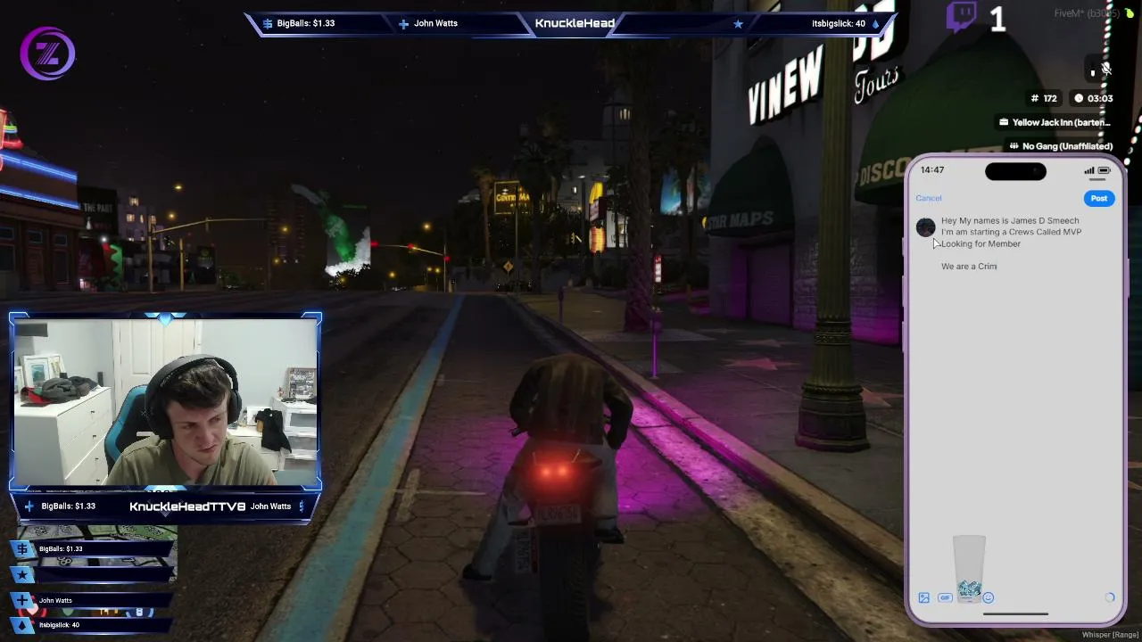 knuckleheadttv8 live stream
