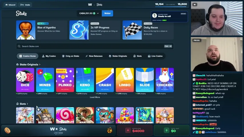 mossnoah playing Slots & Casino - Live Casino Stream