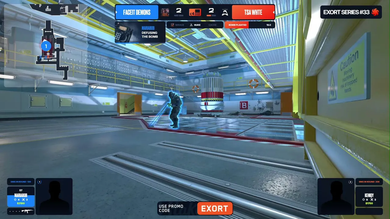 FACEIT Demons vs TSA White  🏆  Exort Series 33  🎁  !maps  !stake