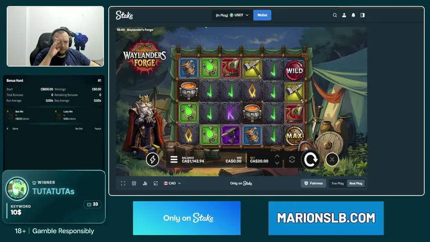 MarionS playing Slots & Casino - Live Casino Stream