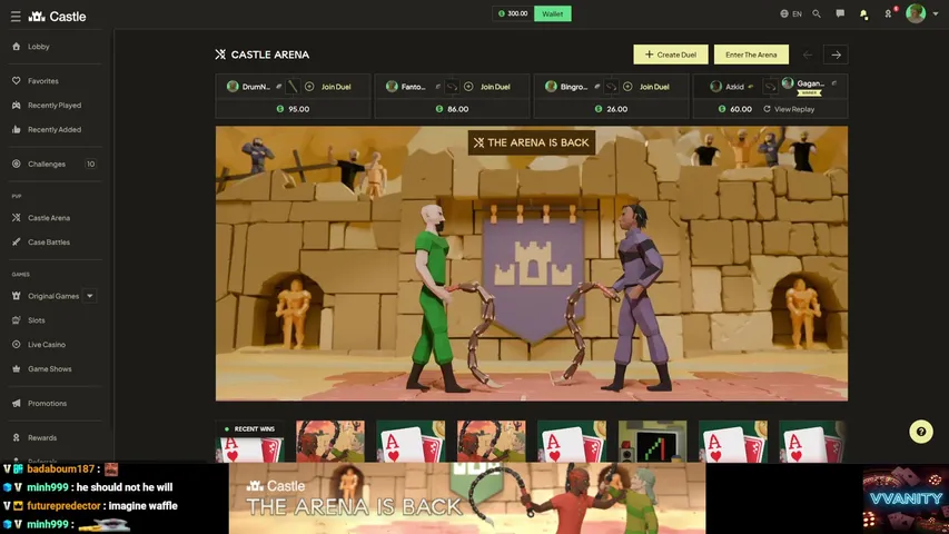 vvanity playing Slots & Casino - Live Casino Stream