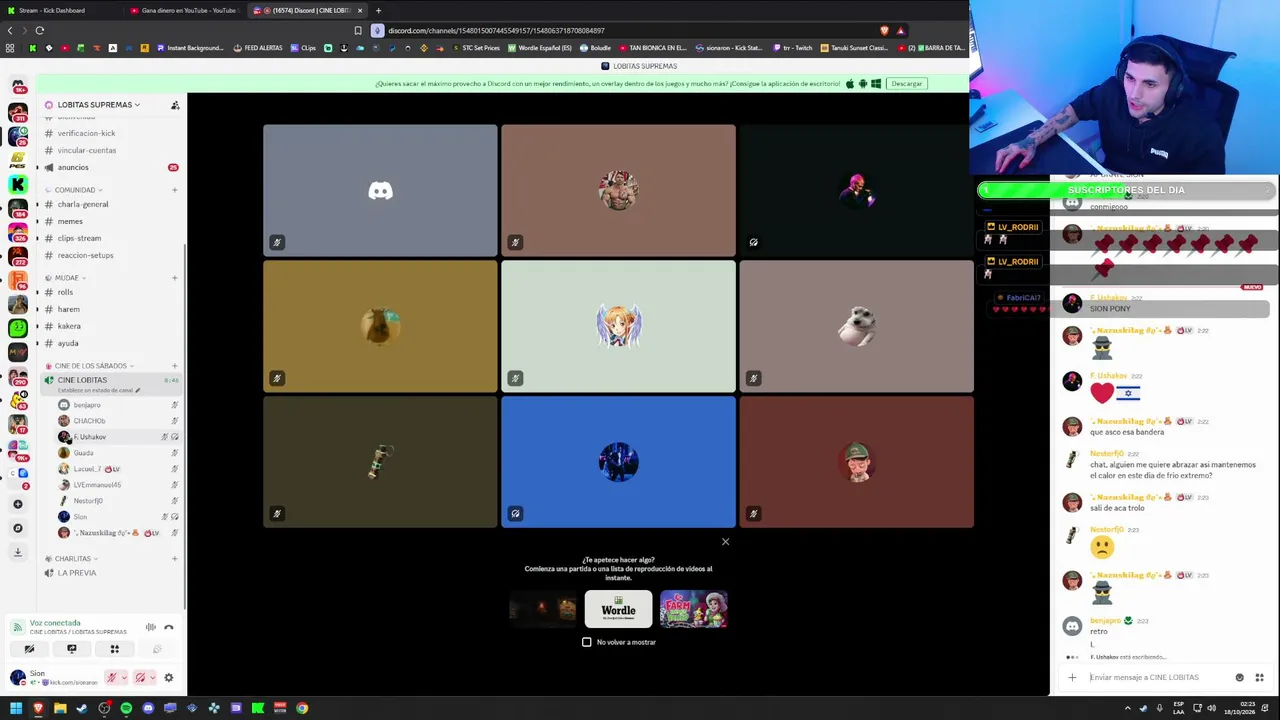SionAron live stream