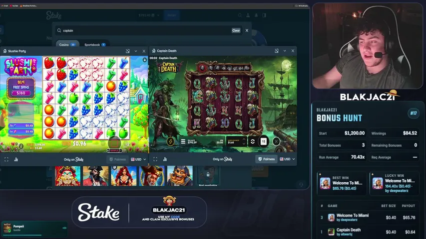 blakjac21 playing Slots & Casino - Live Casino Stream