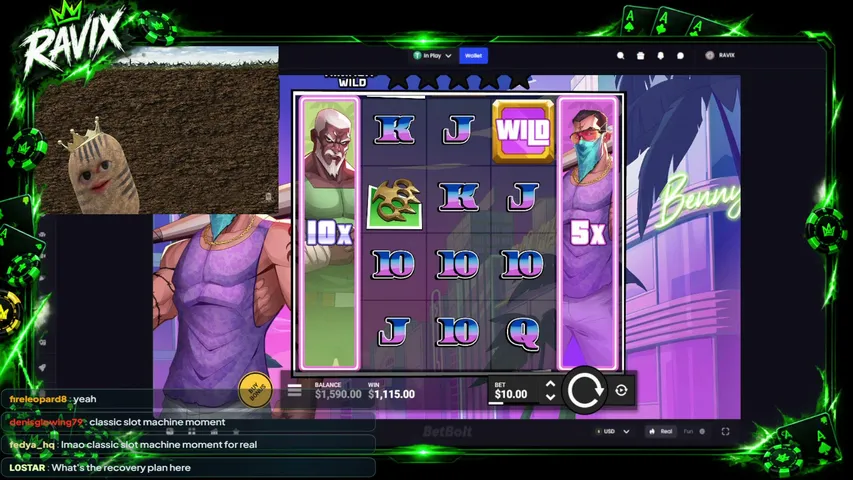 ravixxxx playing Slots & Casino - Live Casino Stream