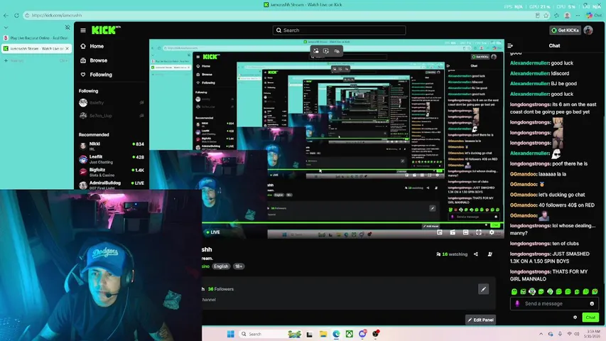 My first stream.