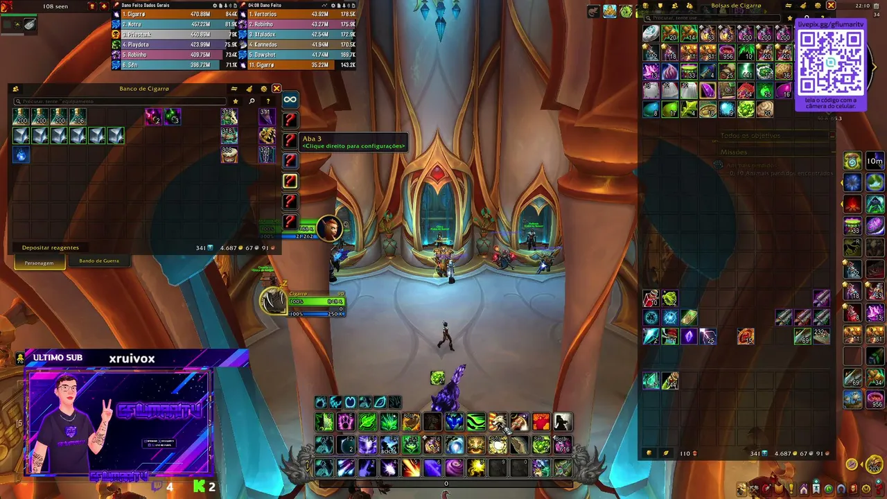 🔥🔴 🚨 MOUNTS, RAID HC E M+ 14/15  ⚔️ FARM, CONQUISTAS & GLÓRIAS! 🔥 💜 SUB FORTALECE MUITO !!