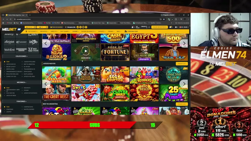 elmen74 playing Slots & Casino - Live Casino Stream