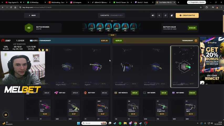 RemCs7 playing Slots & Casino - Live Casino Stream