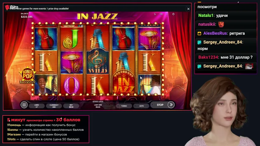 kate-bitz playing Slots & Casino - Live Casino Stream