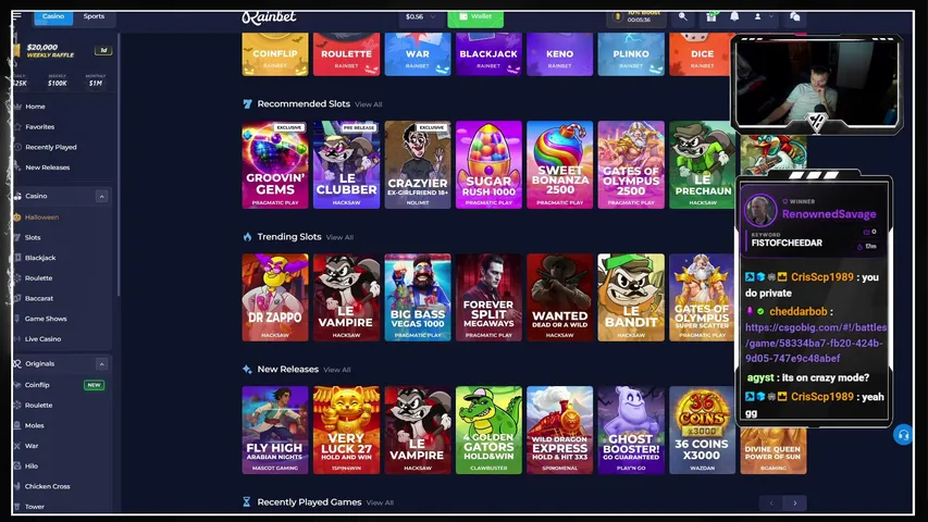 cheddarbob playing Slots & Casino - Live Casino Stream