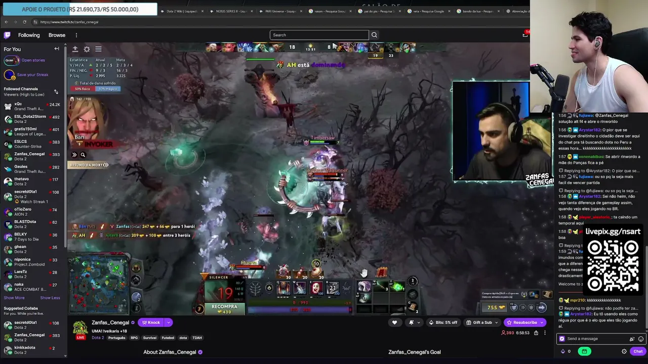 Ranked na main 🎮 - !PIX !EXITLAG !MASTER