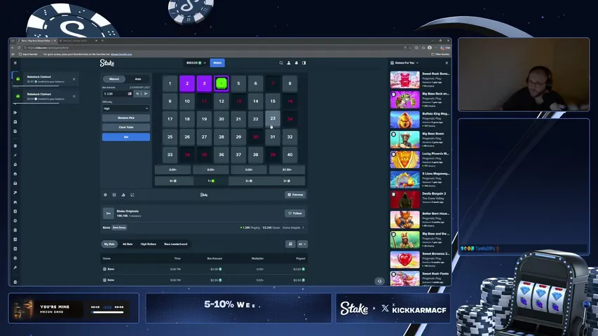 karmacf playing Slots & Casino - Live Casino Stream