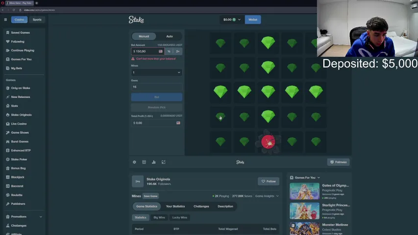 mrdivinity playing Slots & Casino - Live Casino Stream