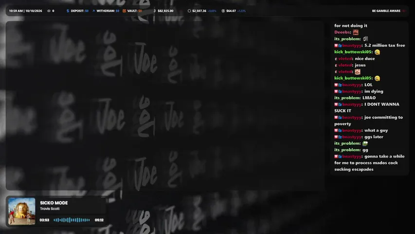 joe playing Slots & Casino - Live Casino Stream