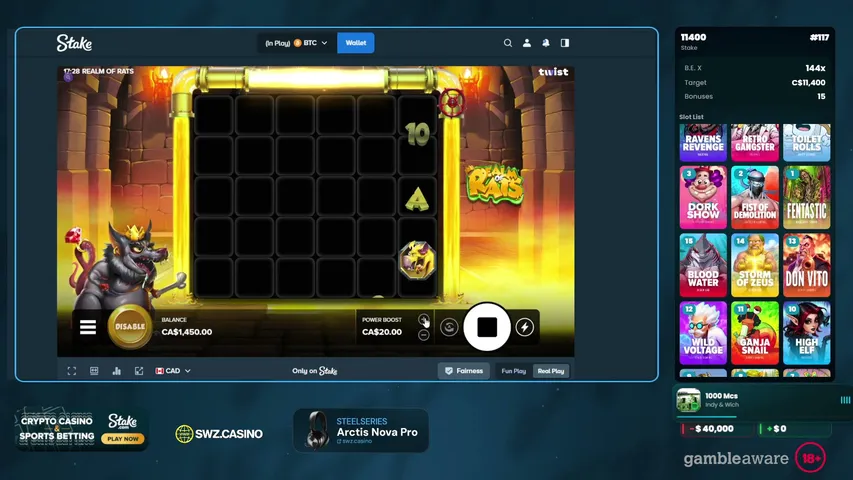 Sweezy playing Slots & Casino - Live Casino Stream