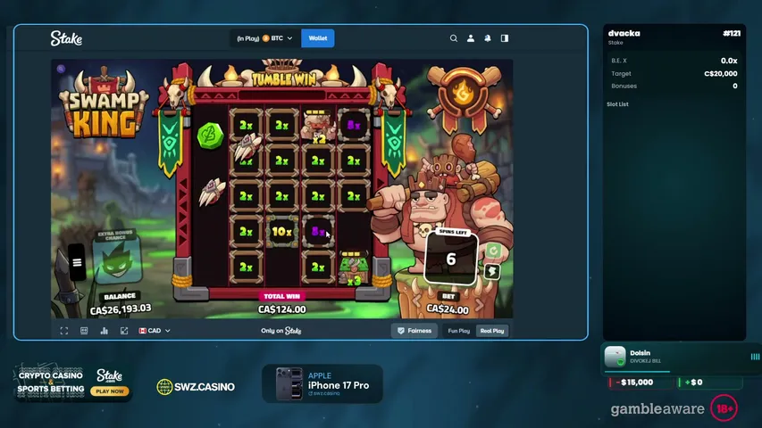 Sweezy playing Slots & Casino - Live Casino Stream