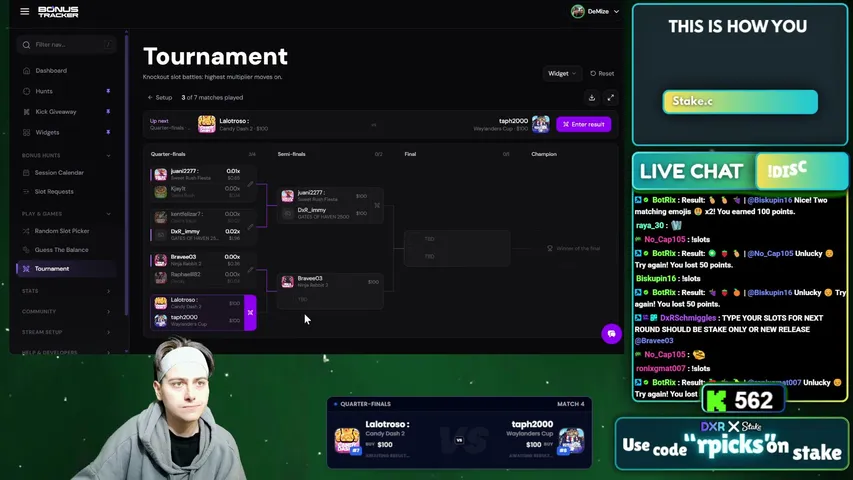 demizexrosspicks playing Slots & Casino - Live Casino Stream