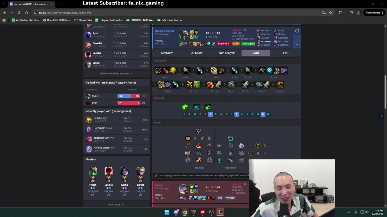 Doublelift live